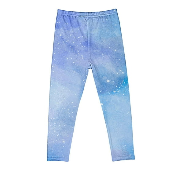 Utoimkio Girls Stretch Leggings Soft Comfortable Tight Pants for Girls in 3-8 Years Girls Tie Dye Athletic Leggings