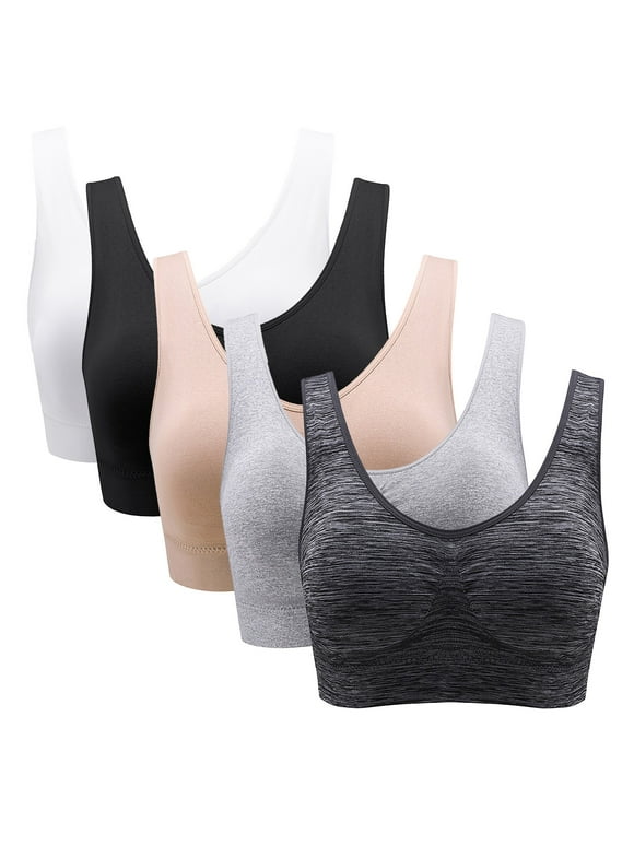 High Support Sports Bras for Women Plus Size Seamless Comfort Breathable Workout Gym Activewear Bras for Women