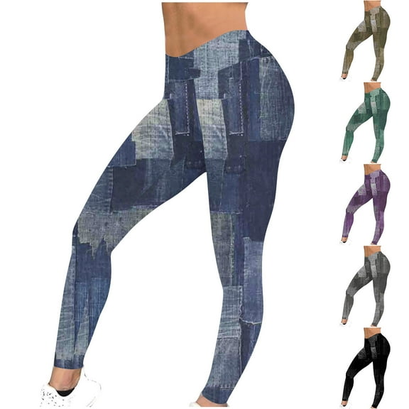 Utoimkio High Waisted Yoga Leggings for Women Summer Tummy Control Workout Athletic Running Yoga Pants for Women