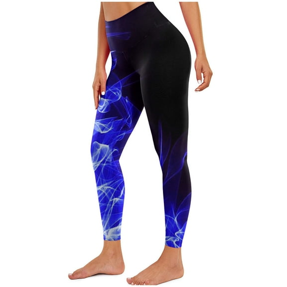 Utoimkio High Waisted Yoga Leggings for Women Summer Tummy Control Workout Athletic Running Yoga Pants for Women