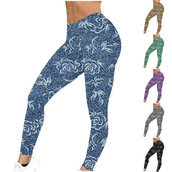 Utoimkio High Waisted Yoga Leggings for Women Summer Tummy Control Workout Athletic Running Yoga Pants for Women