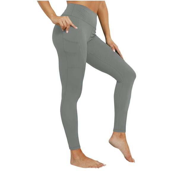 Utoimkio High Waisted Yoga Leggings for Women Summer Tummy Control Workout Athletic Running Yoga Pants for Women