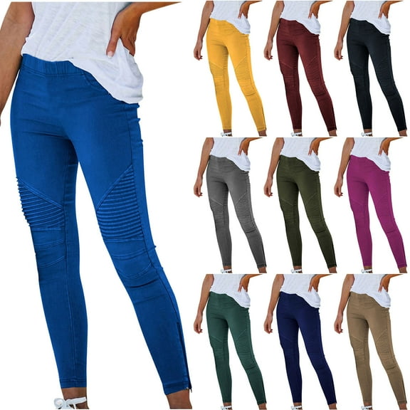 Utoimkio High Waisted Yoga Leggings for Women with Pockets Summer Tummy Control Workout Athletic Running Yoga Pants for Women