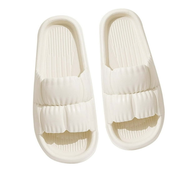 Utoimkio House Slide Sandals for Women Slip On Summer Casual House Slippers for Women Casual Comfortable House Slippers