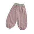 thumbnail image 1 of Utoimkio Infant Boy Girls Casual Elastic Waisted Sweatpants Toddler Kids Solid Color Lounge Pants Trousers for Kids, 1 of 4
