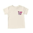 thumbnail image 1 of Utoimkio Kids Boys Girls Casual Heart Print Short Sleeve T-Shirts Summer Casual Crewneck Tee Tops for Boys Girls 4-16 Years, 1 of 5