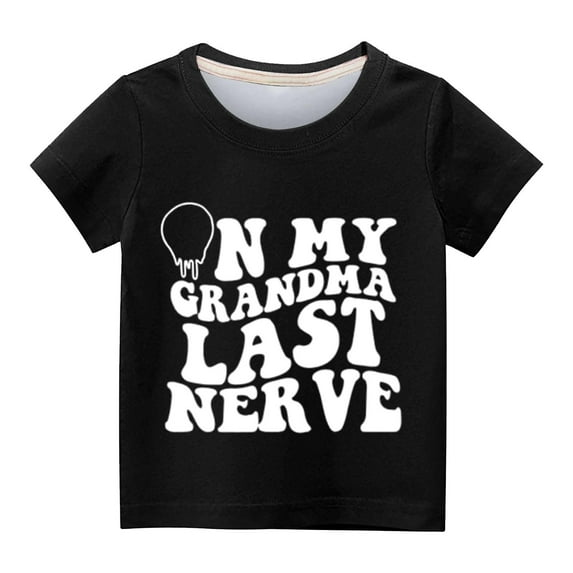 Utoimkio Kids Boys Girls Casual Short Sleeve Tops Crewneck T-Shirts Summer Casual Tee Tops for Boys Girls 3-14 Years