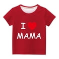 thumbnail image 1 of Utoimkio Kids Boys Girls Casual Short Sleeve Tops Crewneck T-Shirts Summer Casual Tee Tops for Boys Girls 3-14 Years, 1 of 4