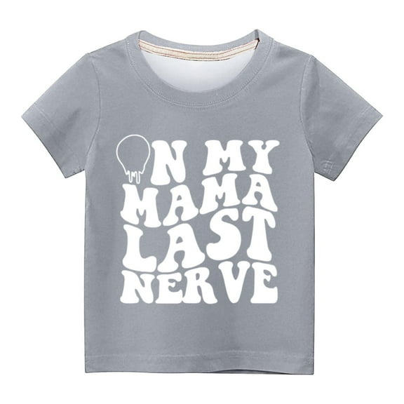 Utoimkio Kids Boys Girls Casual Short Sleeve Tops Crewneck T-Shirts Summer Casual Tee Tops for Boys Girls 3-14 Years