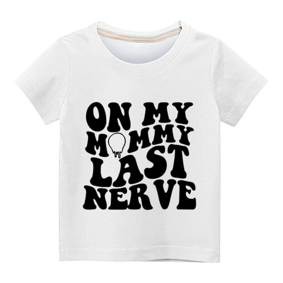 Utoimkio Kids Boys Girls Casual Tees Short Sleeve Crewneck T Shirts Summer Casual Tops for Boys Girls 3-14 Years