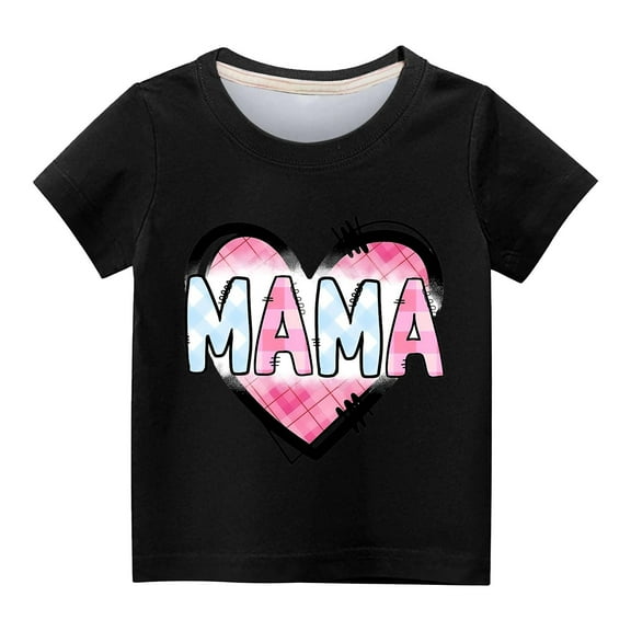 Utoimkio Kids Boys Girls Casual Tees Short Sleeve Crewneck T Shirts Summer Casual Tops for Boys Girls 3-14 Years