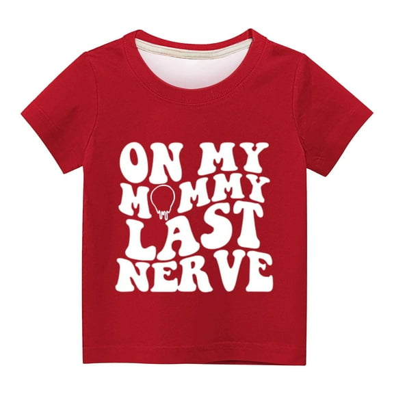 Utoimkio Kids Boys Girls Casual Tees Short Sleeve Crewneck T Shirts Summer Casual Tops for Boys Girls 3-14 Years