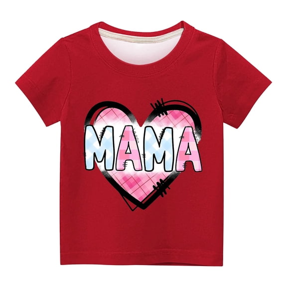 Utoimkio Kids Boys Girls Casual Tees Short Sleeve Crewneck T Shirts Summer Casual Tops for Boys Girls 3-14 Years