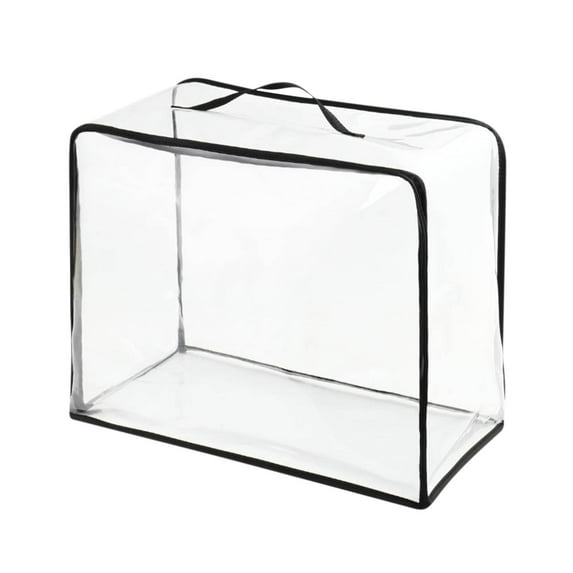Utoimkio Large Clear Travel Packing Cube Storage Organizer,Storage Bags Multipurpose Pouch with Handle for Clothes,Quilt,etc