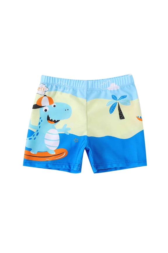 Little Boys Swim Trunks Cute Animal Print Elastic Waist Swim Shorts Little Boys Summer Bathing Suit Swimsuit Toddler Boy Swimwear for 2-9 Years