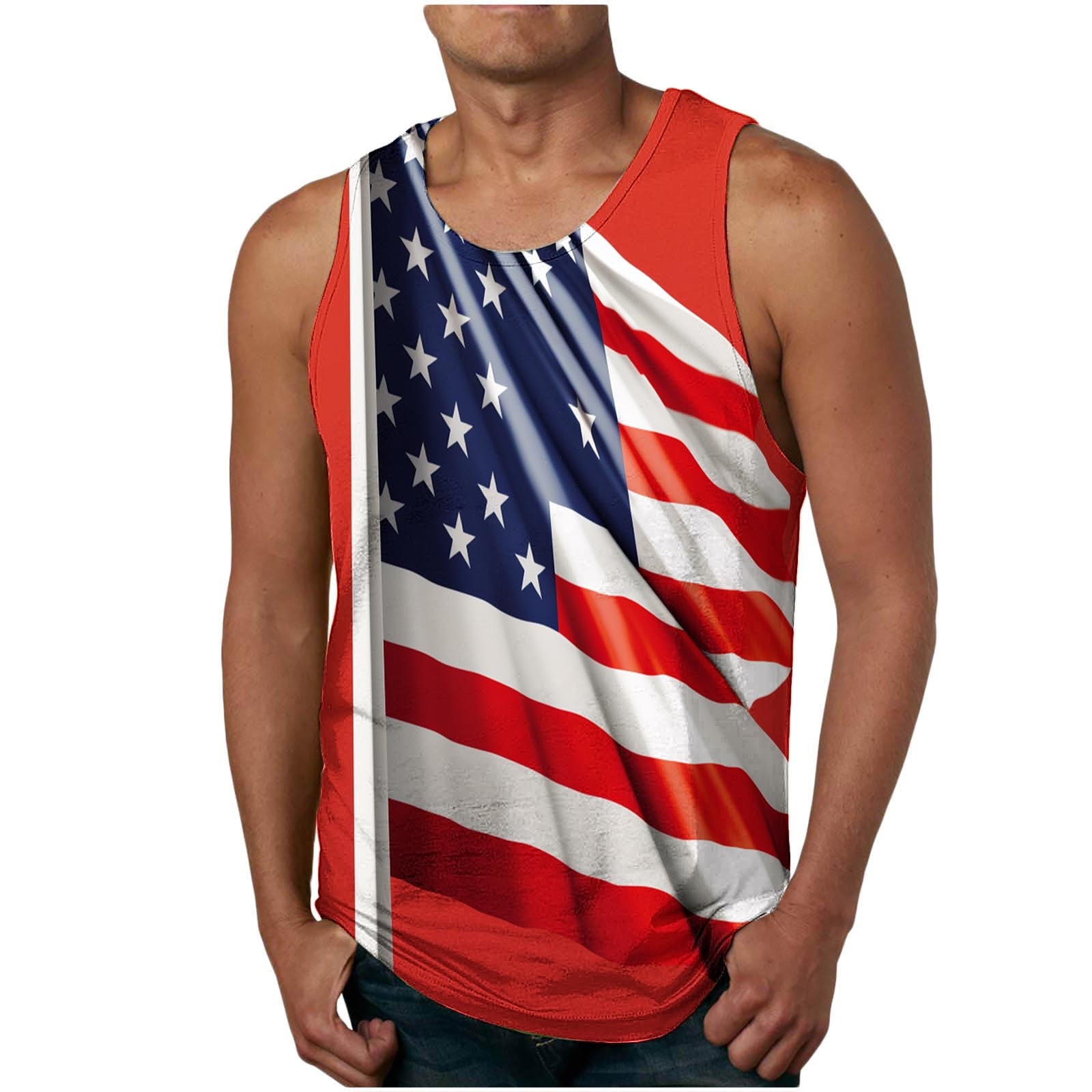 4th of july sleeveless shirts