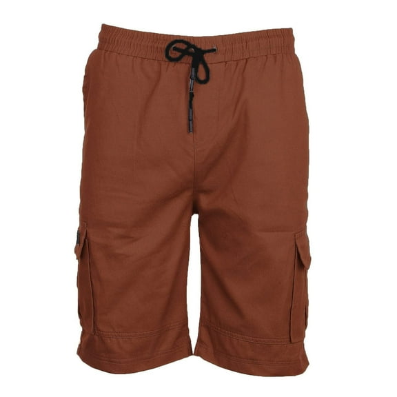 Utoimkio Men's Cargo Shorts Casual Elastic Waist Drawstring Hiking Shorts Summer Lightweight Outdoor Beach Shorts with Pockets