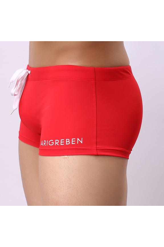 Men's Underwear Swim Trunks Soft Comfort Breathable Cotton Sport Shorts Summer Casual Solid Boxer Briefs for Men