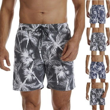 Utoimkio Mens Casual Loose Drawstring Swim Trunks Quick Dry Board Shorts Breathable Surf Beach Swim Shorts Swimwear Bathing Suits for Men