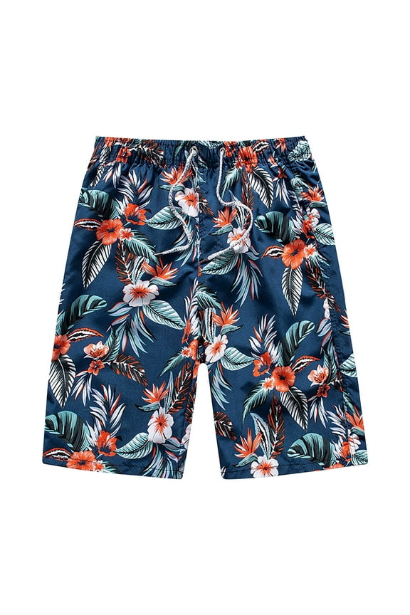 Mens Casual Loose Drawstring Swim Trunks Quick Dry Board Shorts Breathable Surf Beach Swim Shorts Swimwear Bathing Suits for Men