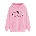 thumbnail image 1 of Utoimkio Oversized Graphic Hoodies for Women Plus Size Hoodie Long Sleeve Pullover Sweatshirts for Women Loose Fit Pullover Tops Fall Outfits, 1 of 4
