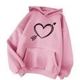 thumbnail image 1 of Utoimkio Oversized Graphic Hoodies for Women Plus Size Hoodie Long Sleeve Pullover Sweatshirts for Women Loose Fit Pullover Tops Fall Outfits, 1 of 4