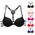 thumbnail image 1 of Utoimkio Push Up Bras for Women Front Closure Beauty Back T Shirts Bras for Women Comfortable Breathable Everyday Bras, 1 of 4