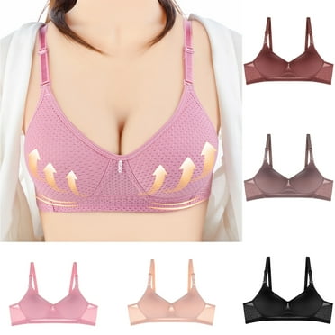 Utoimkio Clearance Push Up Bras for Women No Underwire Full Coverage T Shirt Bras for Women Comfortable Breathable Everyday Bras
