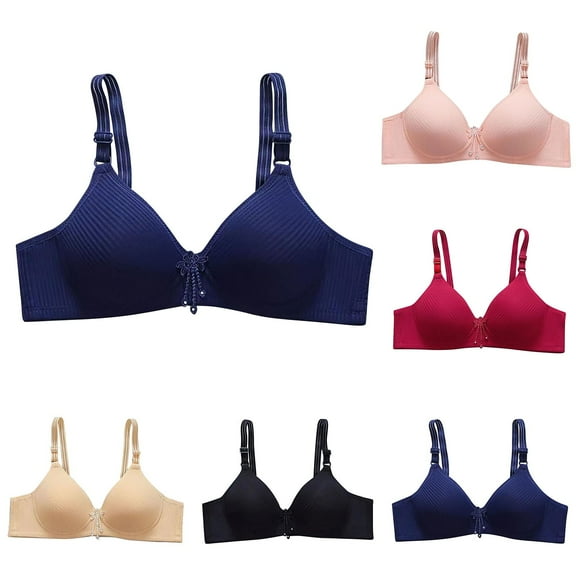 Utoimkio Push Up Bras for Women No Underwire Full Coverage T Shirt Bras for Women Comfortable Breathable Everyday Bras
