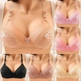 thumbnail image 1 of Utoimkio Push Up Bras for Women No Underwire Full Coverage T Shirt Bras for Women Comfortable Breathable Everyday Bras, 1 of 4