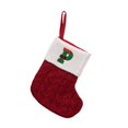 thumbnail image 1 of Utoimkio Clearance Red and White Initial Christmas Stockings with Letters,Cute 26 Letters Christmas Ornaments Indoor Christmas Decorations Party Supplies Christmas Decor, 1 of 5
