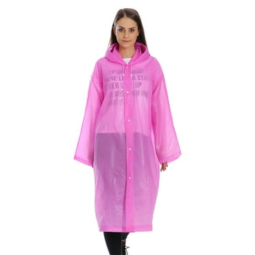 Utoimkio Reusable Adult Rain Coats Waterproof Rain Poncho Unisex for Women Men Long Rain Cape