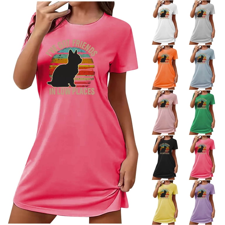Plus Size Ladies Nightwear Buttons Floral Print Short Sleeve Nighties M to 6XL Plus Size Ladies Nightwear Buttons Floral Print Short Sleeve Nighties M to 6XL