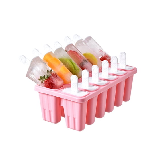 Utoimkio Silicone Popsicle Molds Homemade 12 Grids Ice Pop Maker,BPA Free Reusable Easy Release Ice Cream Molds Kitchen Gadgets