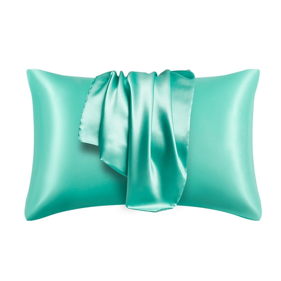 Utoimkio Silk Satin Pillow Cases Standard Size Set of 2 Pack, Satin Pillowcase for Hair and Skin,Super Soft Pillow Case for Home Bedroom Supplies(20x30 Inch)