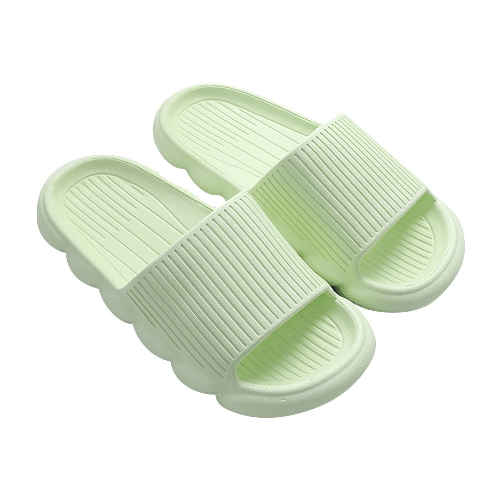 Utoimkio Clearance Slide Sandals for Women Slip On Summer Casual Beach ...