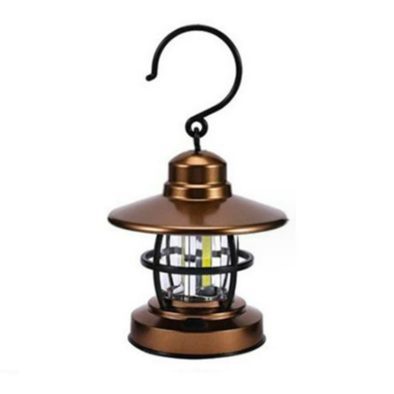 Utoimkio Solar Hanging Tent Light Lantern,Portable Outdoor Vintage LED Camping Light,Outdoor Emergency Lighting Lantern for Hiking Backpacking Fishing Outage Power Failure