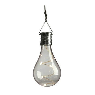 Utoimkio Solar Light Bulbs Outdoor Waterproof Garden Camping Hanging LED Light Lamp Bulb Globe Hanging Lights for Home Yard Christmas Party Holiday Decorations