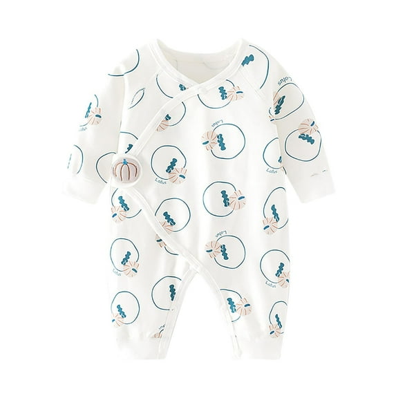 Utoimkio Clearance Toddler Baby Boy Girl Long Sleeve T-Shirt Romper Cute Print One Piece Jumpsuit Newborn Summer Overall Clothes