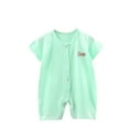 thumbnail image 1 of Utoimkio Toddler Baby Boy Girl Short Sleeve T-Shirt Romper Cute Print Loose Bodysuit Top Newborn Summer Overall Clothes Size 0-12M, 1 of 4