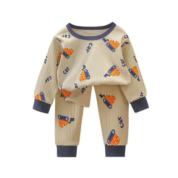 Utoimkio Toddler Baby Boy Girls Clothes Outfits Long Sleeve Cute Print Sweatshirt and Pants 2 Piece Fall Winter Sweatsuit Set