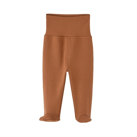 Utoimkio Toddler Baby Boys Girls Cotton Footed Pants High Waist Casual Leggings 3-12 Months