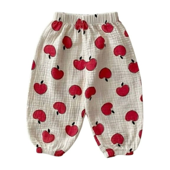 Utoimkio Toddler Baby Cotton Linen Bloomers Soft Breathable Harem Pants for Baby Toddler Boys Girls Size 6M-3T