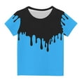 thumbnail image 1 of Utoimkio Toddler Boys Girls Short Sleeve Tops Crewneck T Shirts Summer Casual Tee Tops for Boys Girls, 1 of 5