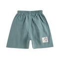 thumbnail image 1 of Utoimkio Toddler Boys Girls Sport Shorts Summer Cotton Jogger Active Shorts Casual Harem Pants for Boys Girls 1-6 Years, 1 of 5