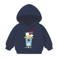 thumbnail image 1 of Utoimkio Toddler Kid Boy Girls Long Sleeve Hooded Sweatshirts Cute Print Pullover Top Fall Blouses for Kids, 1 of 3