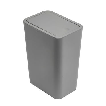 Utoimkio Trash Can with Lid,Large Garbage Can with Press Top Lid,Plastic Wastebasket for Toilet,Office,Bedroom,Living Room,etc