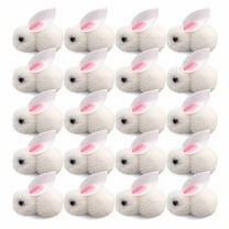 Utoimkio Utoimkio 20 Pieces Easter Mini Plush Rabbit Tiny Joint Rabbit Easter Decor,1.9 Inch Small Bunny Doll for Easter Birthday Cake Wedding Decorations Party Favors