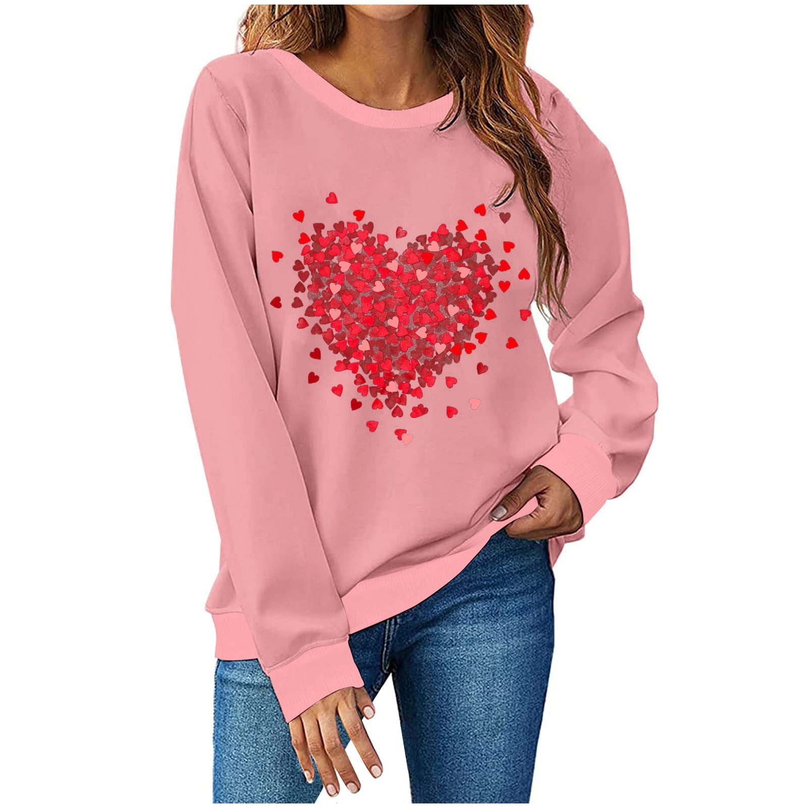DOOLECK Oversized 'MAMA' Graphic Sweatshirt For Women - Casual Crewneck Pullover, Loose Fit, Long Sleeve
