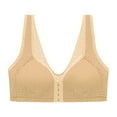 thumbnail image 1 of Utoimkio Clearance Wireless Bras for Women Front Closure Push Up Bras for Women Comfort Breathable Everyday Bras, 1 of 1